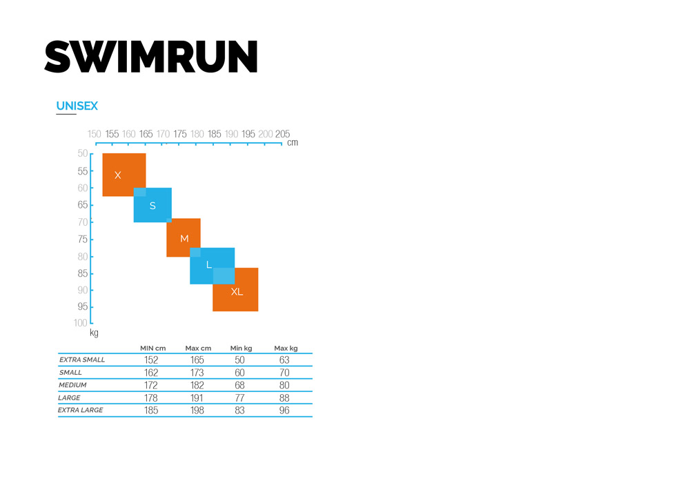 Swim Jammer Size Chart