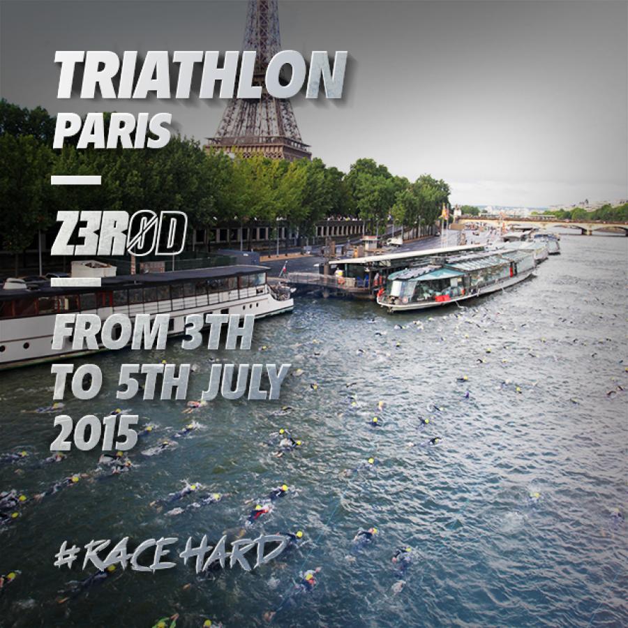 Z3R0D vous attend sur le Triathlon de Paris ! 