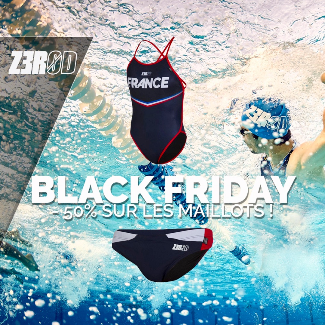 BLACK FRIDAY : 50% de réduction sur les maillots de natation !