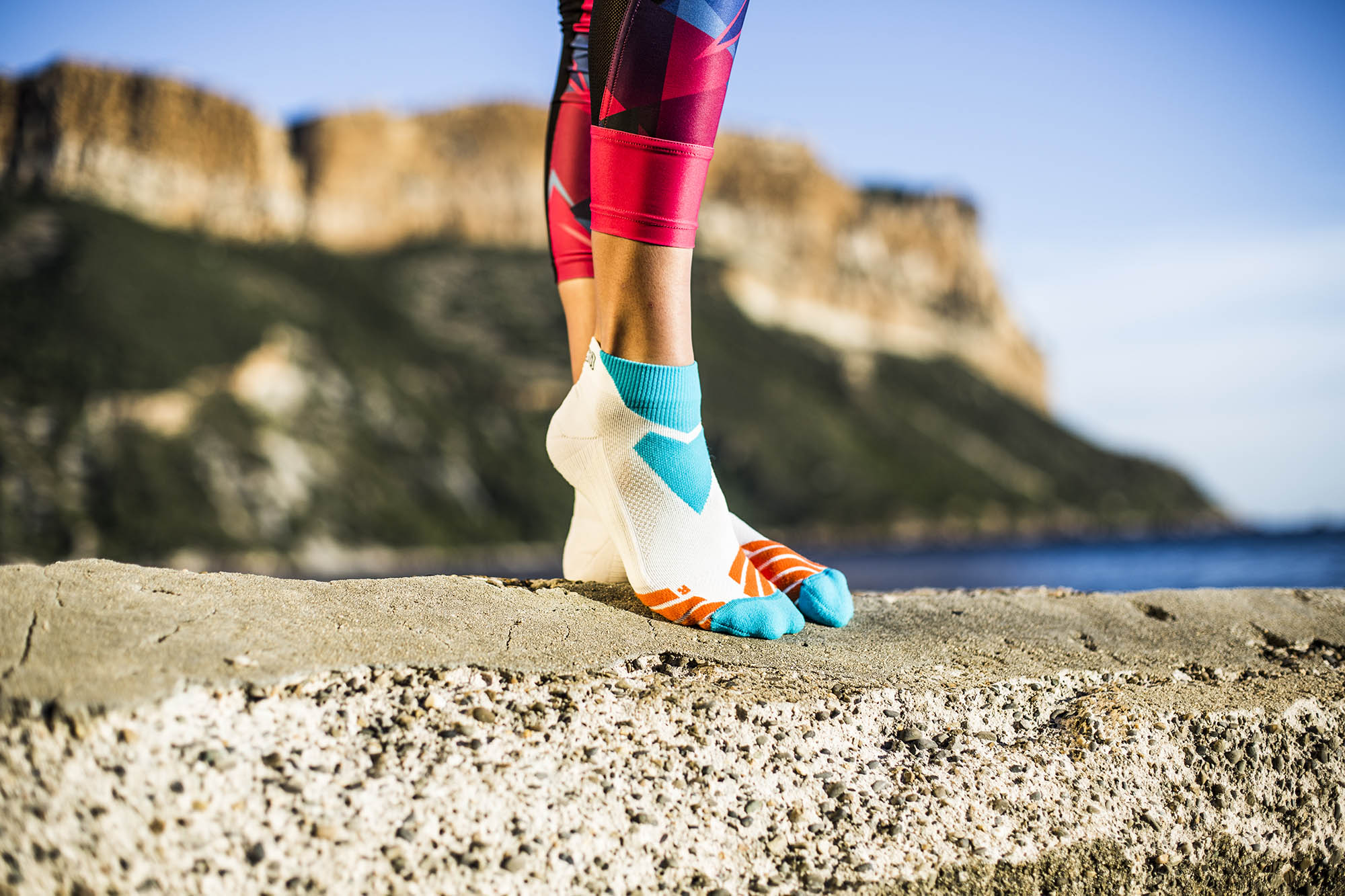 Z3R0D - Chaussettes basses blanches pour la course à pied, le triathlon et  le vélo.