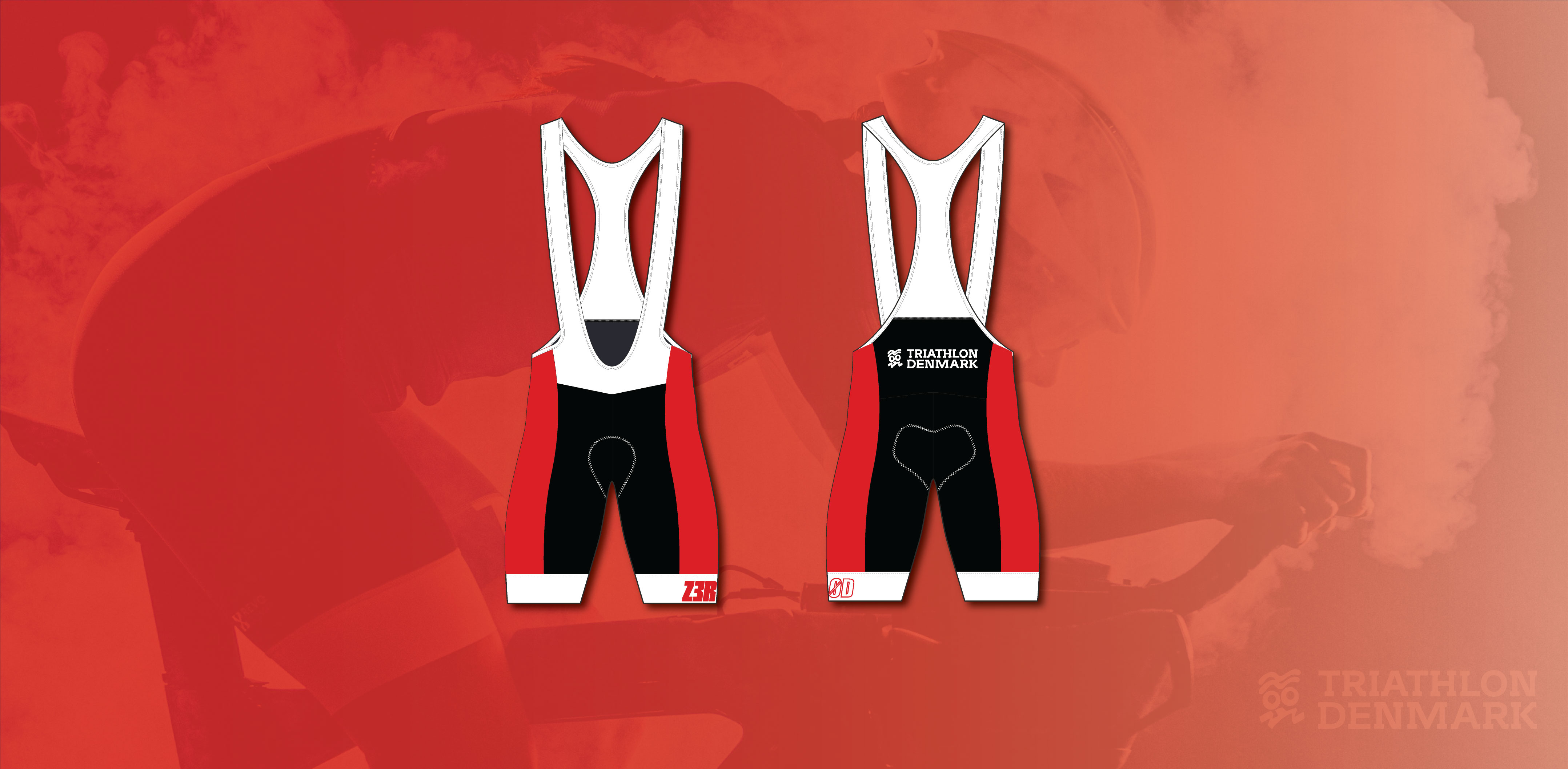 DENMARK WOMAN CYCLING BIB SHORTS 