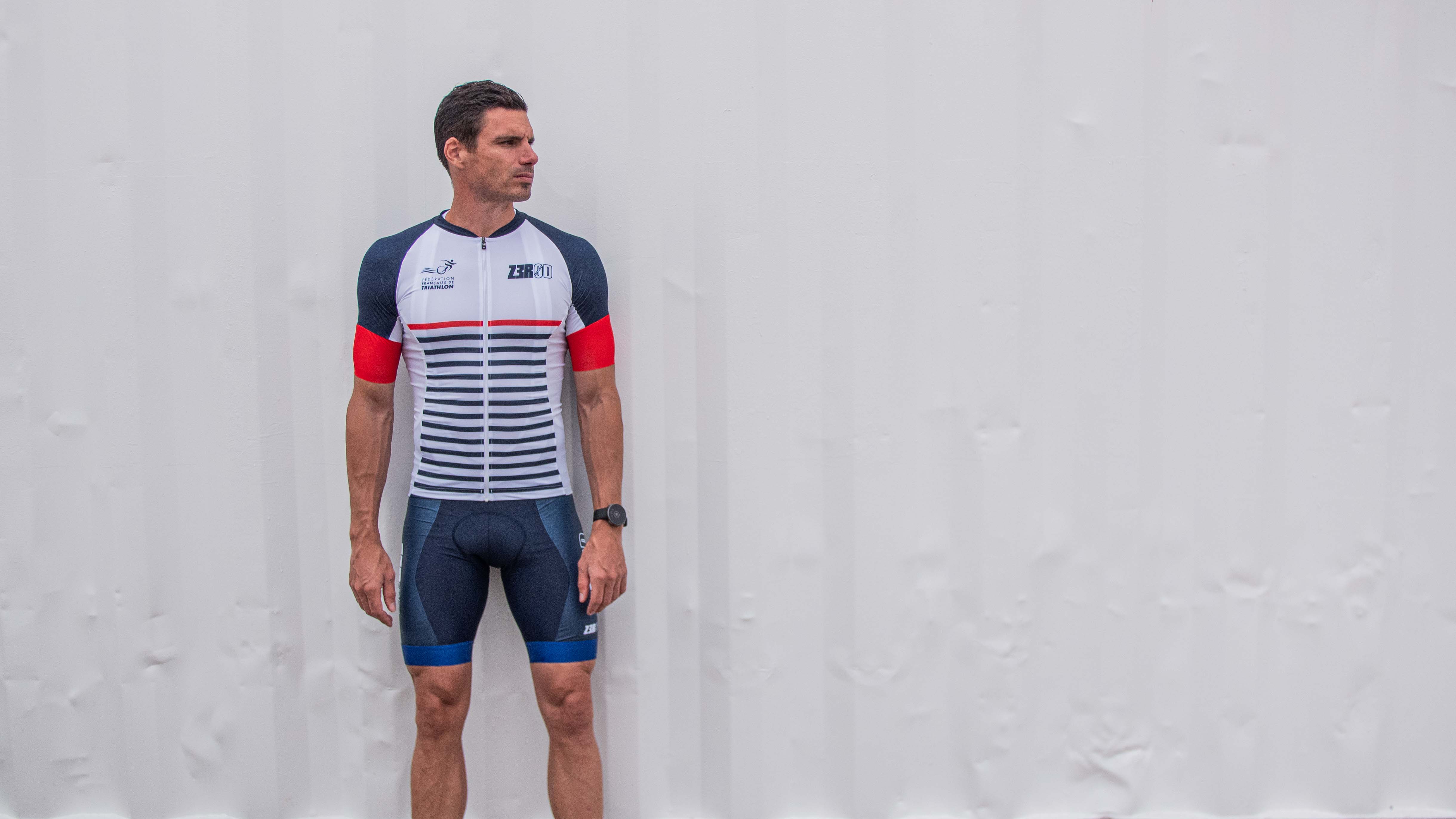 MAILLOT VELO FRANCE MARINIERE