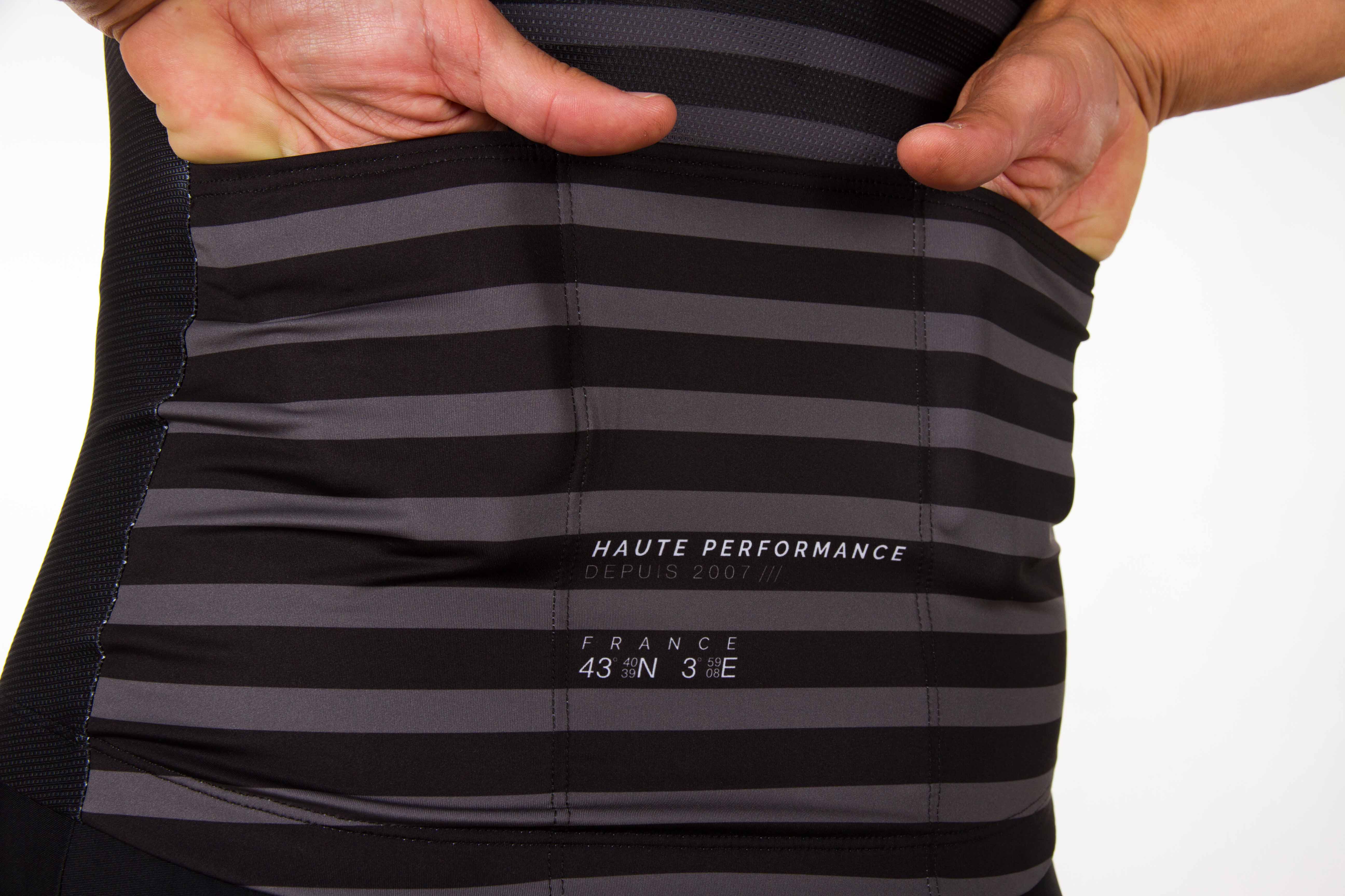 MAILLOT VELO MARINIERE BLACK HOMME