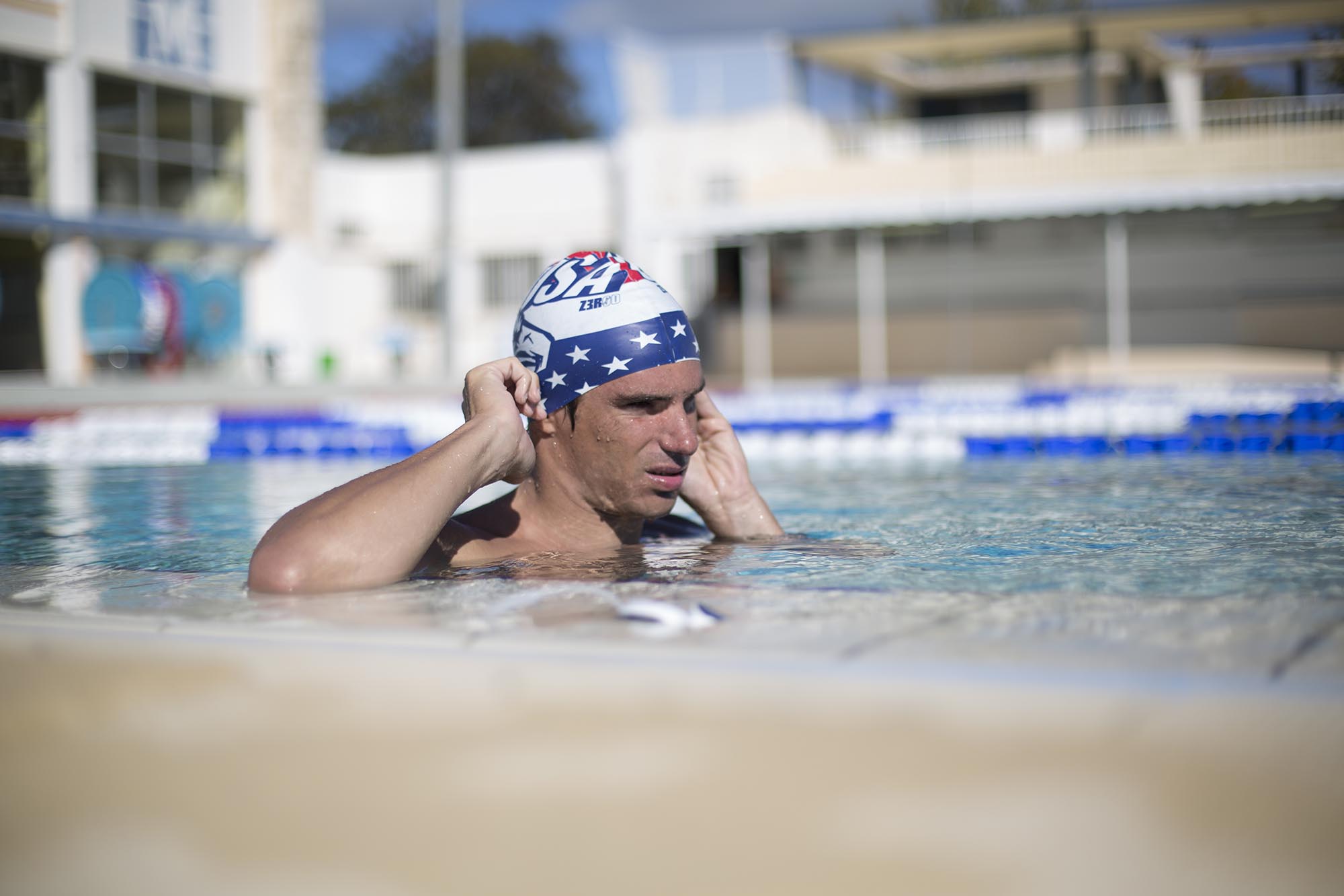 NATIONAL PRIDE SWIM CAP