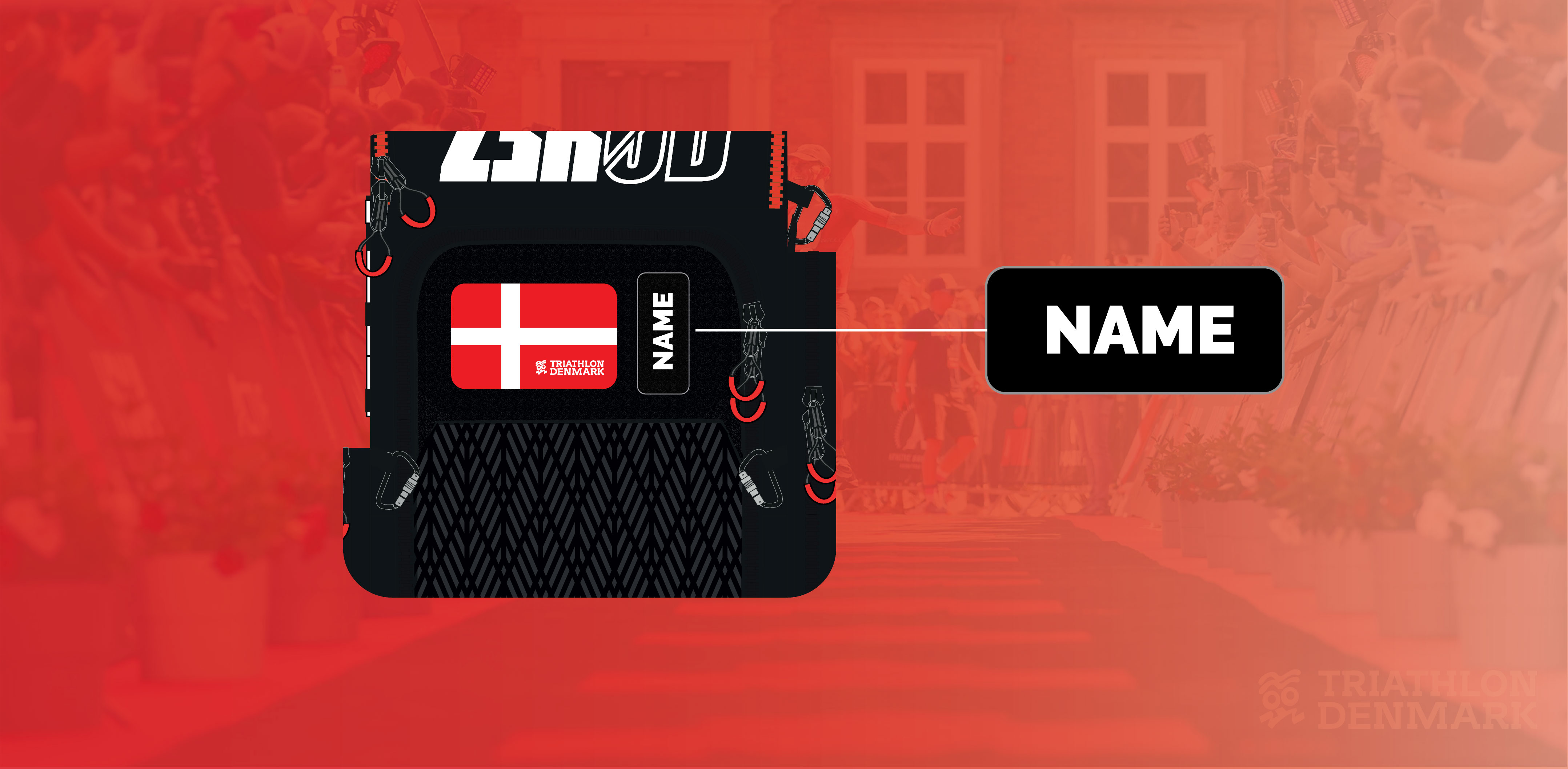 Black Customizable Velcro Patch 