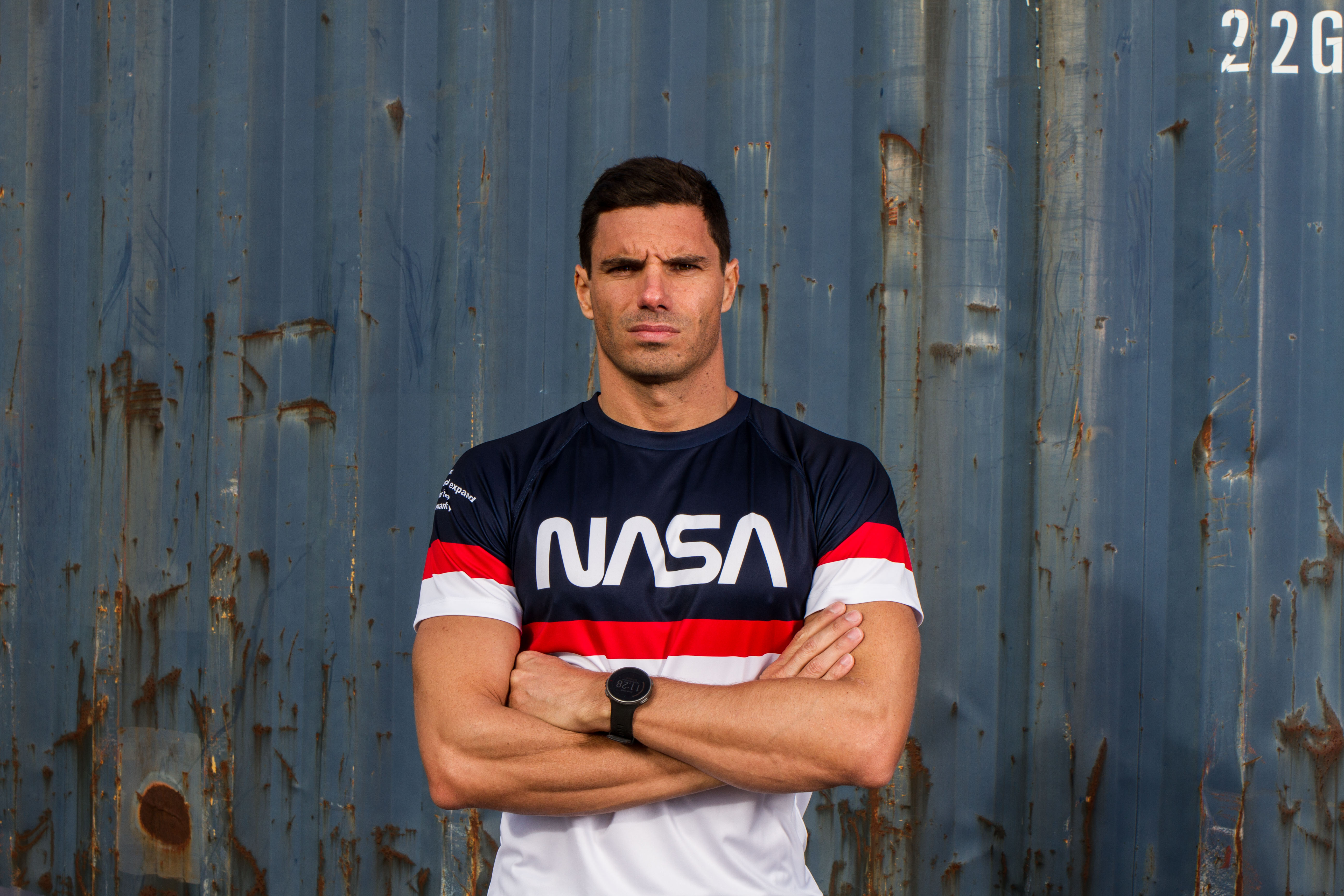 Z3R0D Nasa Explorer running t-shirt for men