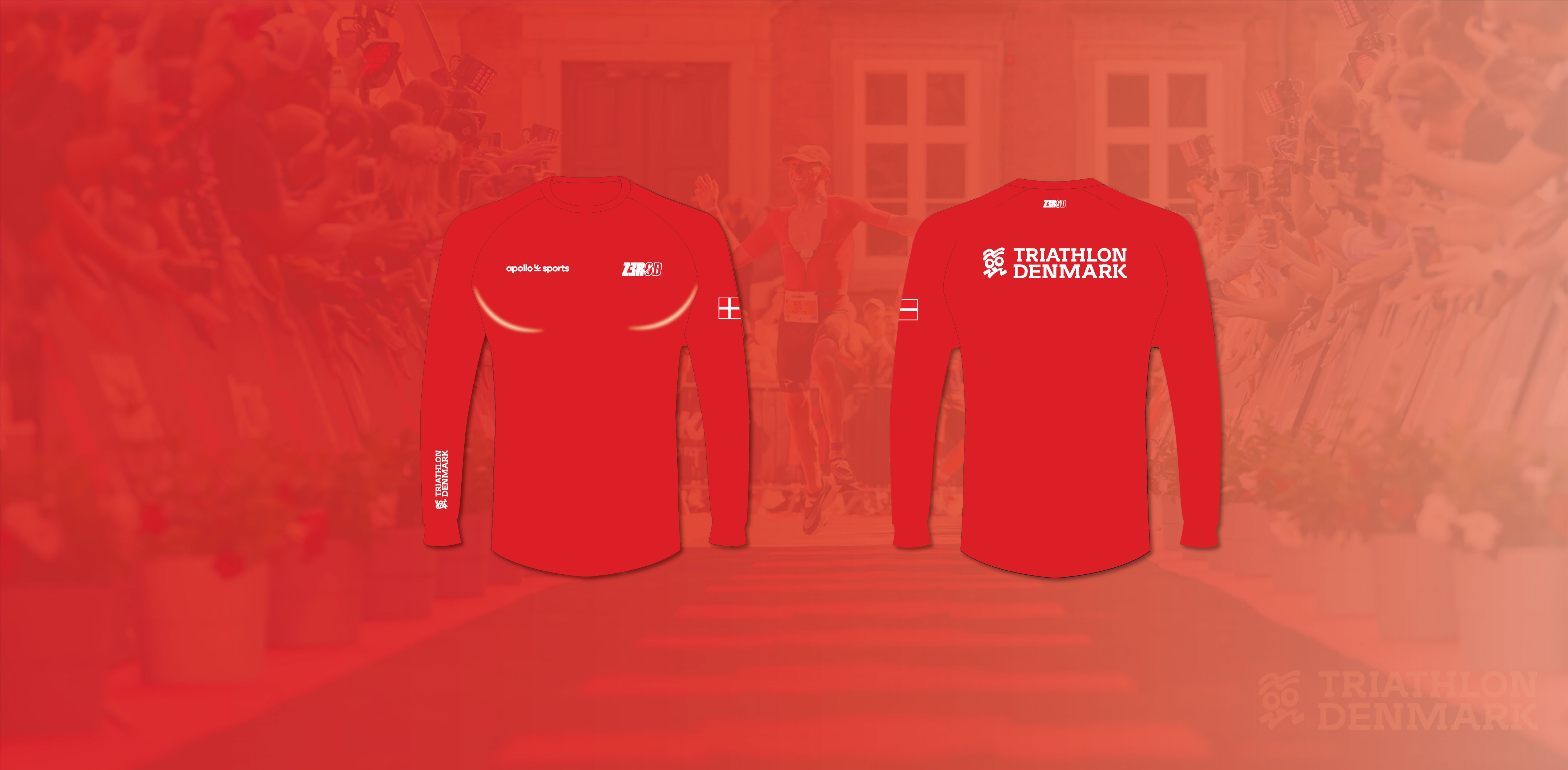 DENMARK WOMAN LONG SLEEVES RUNNING T-SHIRT