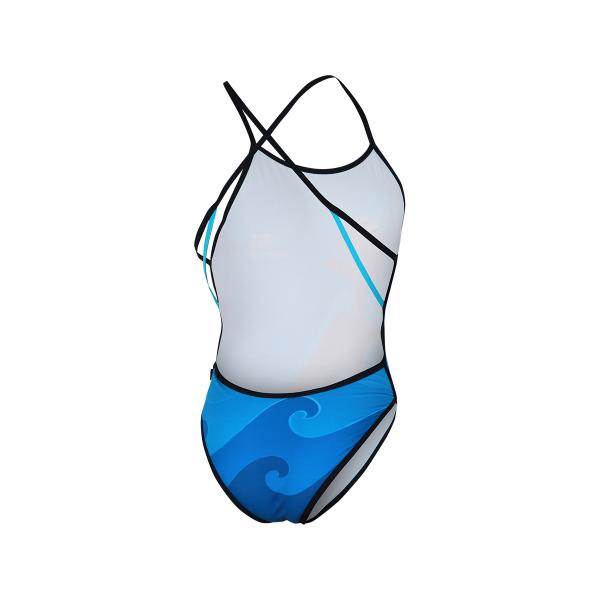 Maillot de bain une pièce athlétique femme - Ravenman atoll ZEROD