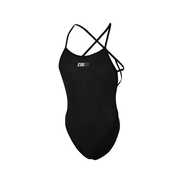 One piece women athletic swimsuit - black series ZEROD