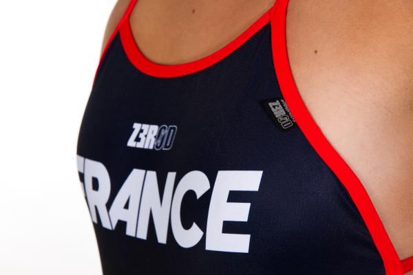 maillot de natation athlétique une pièce France Z3R0D pour femmes