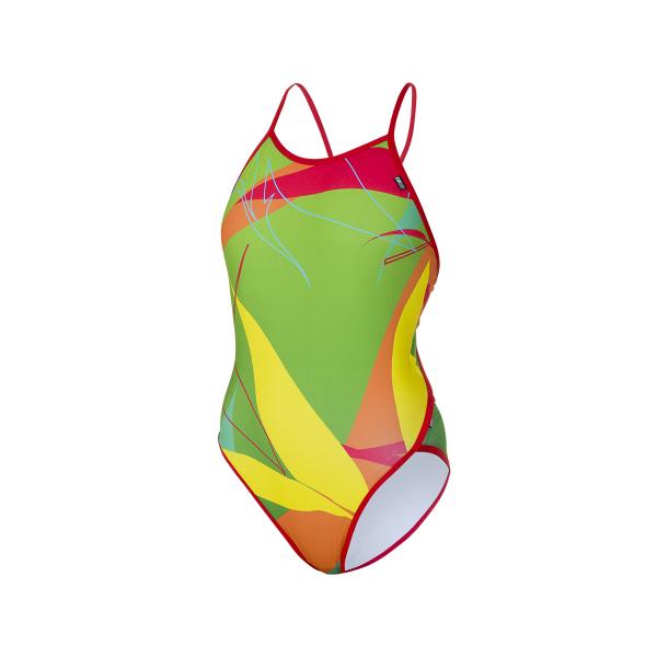 Z3R0D - MAILLOT UNE PIECE BIRDS OF PARADISE GREEN