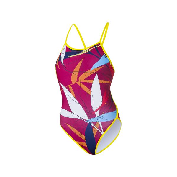 Z3R0D - BIRDS OF PARADISE RED ONE PIECE