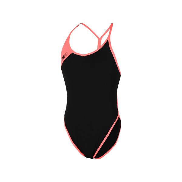 One piece women swimsuit - Black Pink ZEROD 