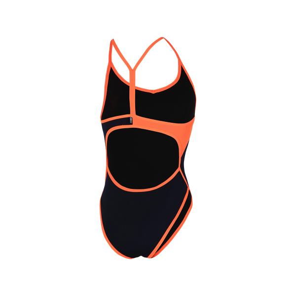 One piece women swimsuit - Dark blue orange ZEROD