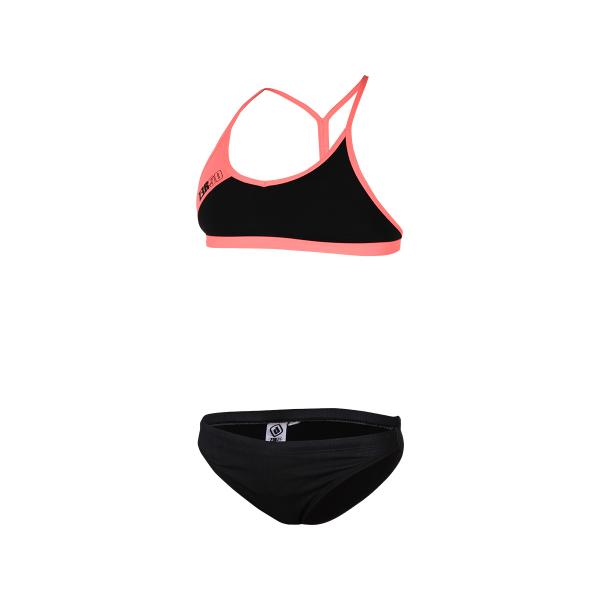 Z3R0D - MAILLOT 2PIECES TRAINING NOIR ROSE