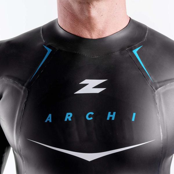 Triathlon neoprene ARCHI wetsuit for men | Z3R0D