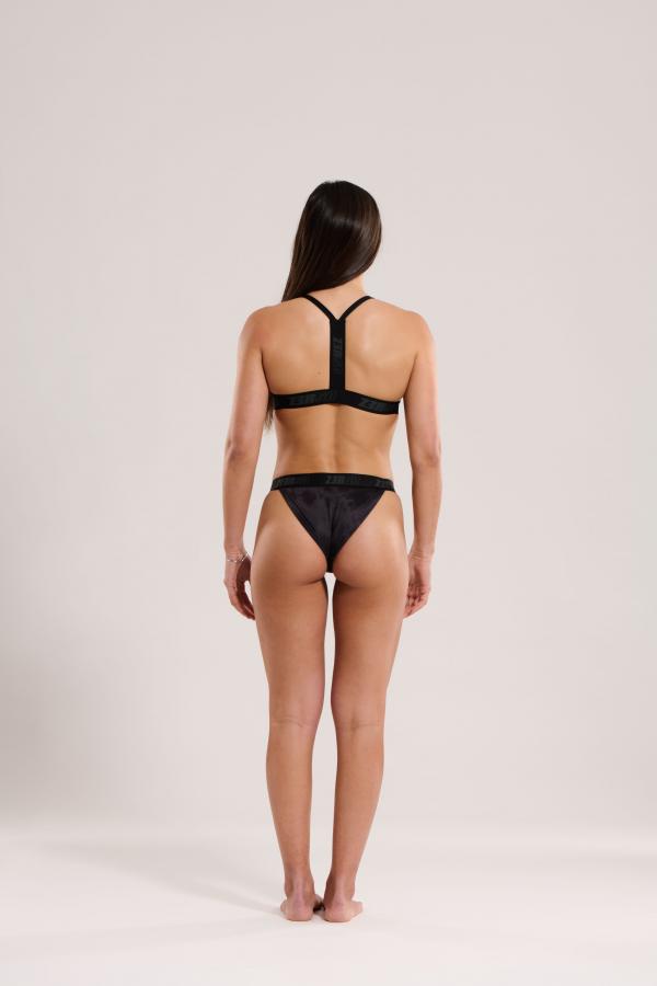 Haut de maillot de bain deux pièces femme Z3R0D Swim & Tan - Dark Shadows Tie & Dye