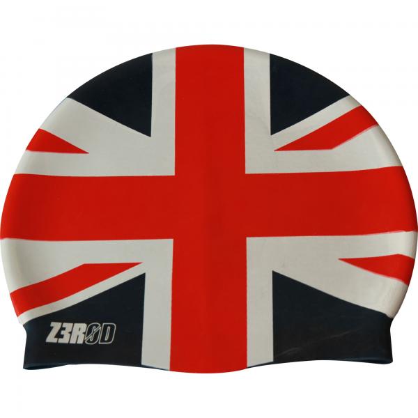 Bonnet de bain ZEROD - bonnet de natation drapeau anglais 