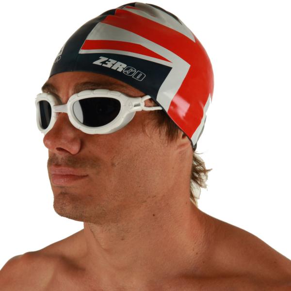 Bonnet de bain ZEROD - bonnet de natation drapeau anglais 