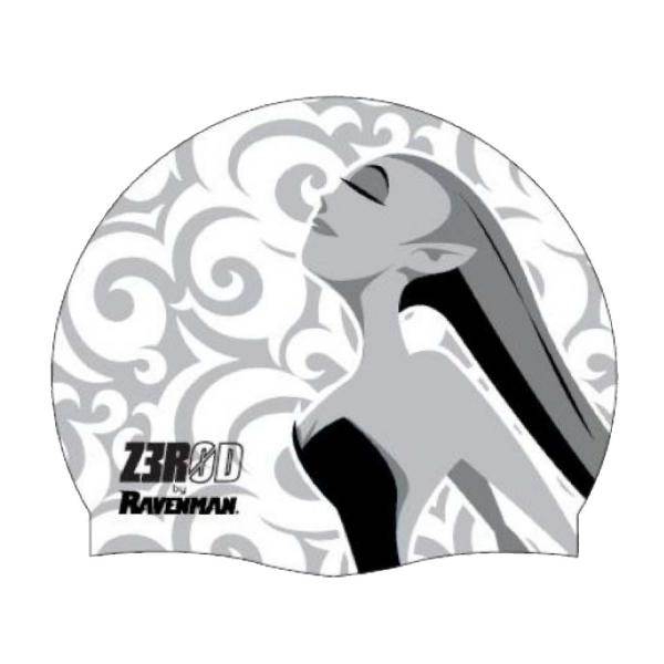 ZEROD Swim cap - Ravenman grey women