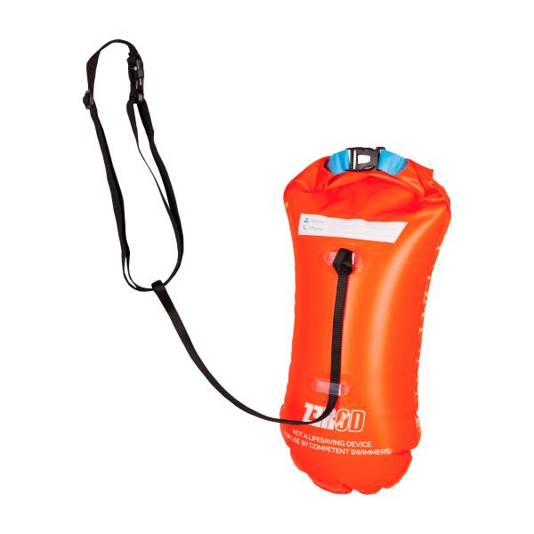Orange open water safety buoy | Z3R0D