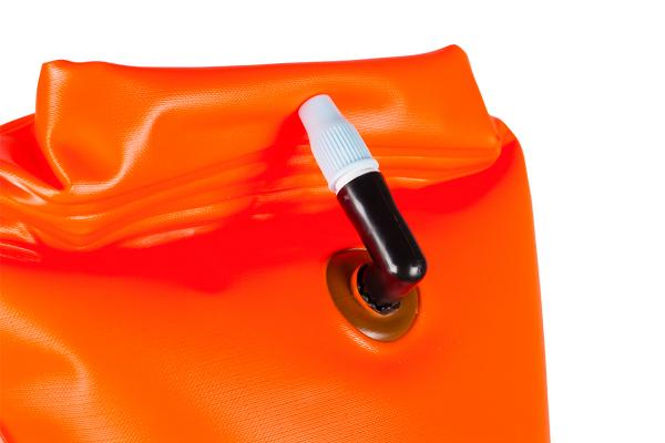 Orange open water safety buoy | Z3R0D