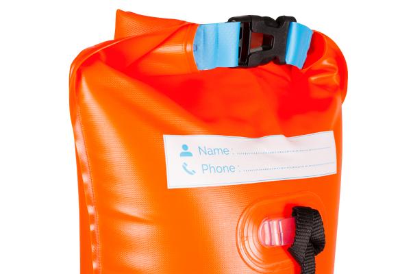 Orange open water safety buoy | Z3R0D