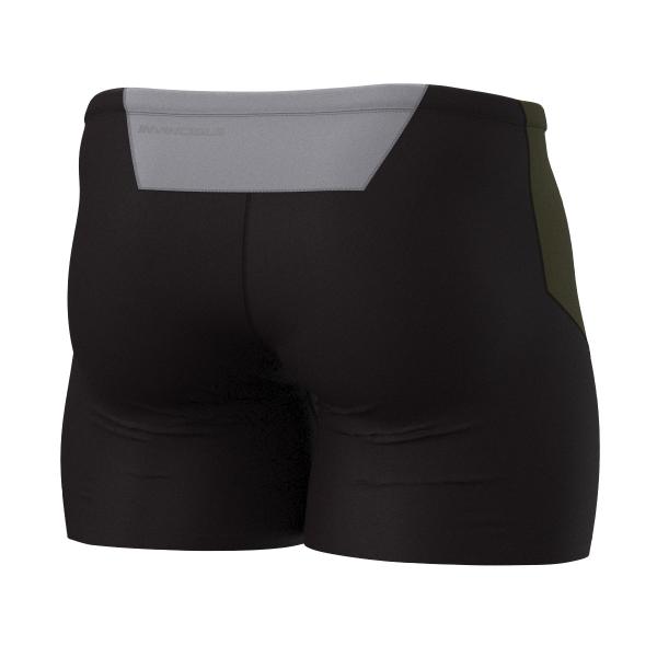 Boxer natation kaki et gris homme | Z3R0D