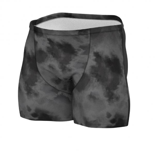 Man dark shadows tie & dye swimming boxer | Z3R0D