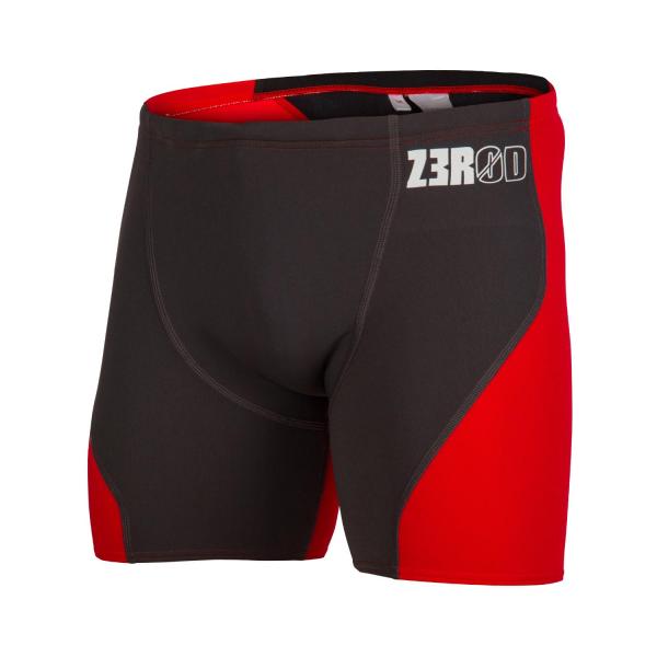 Boxer natation gris et rouge homme | Z3R0D