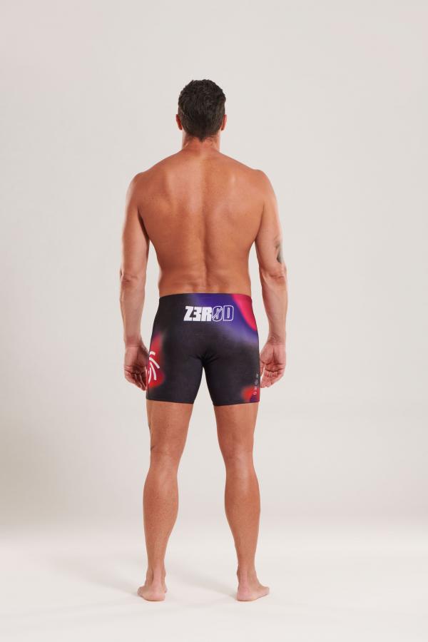 Boxer natation noir Vortex Nebula homme | Z3R0D