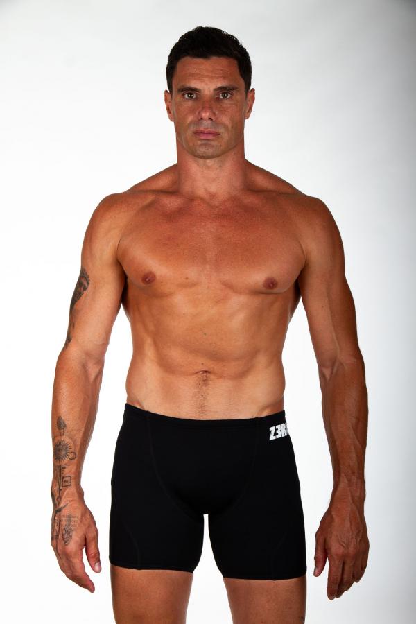 Boxer natation noir et gris homme | Z3R0D