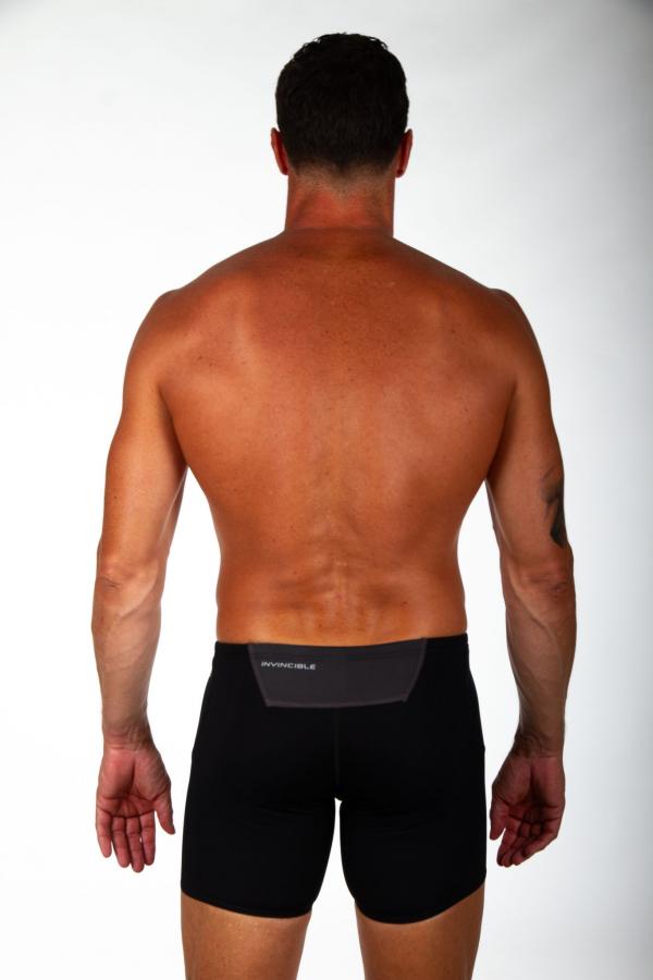 Boxer natation noir et gris homme | Z3R0D