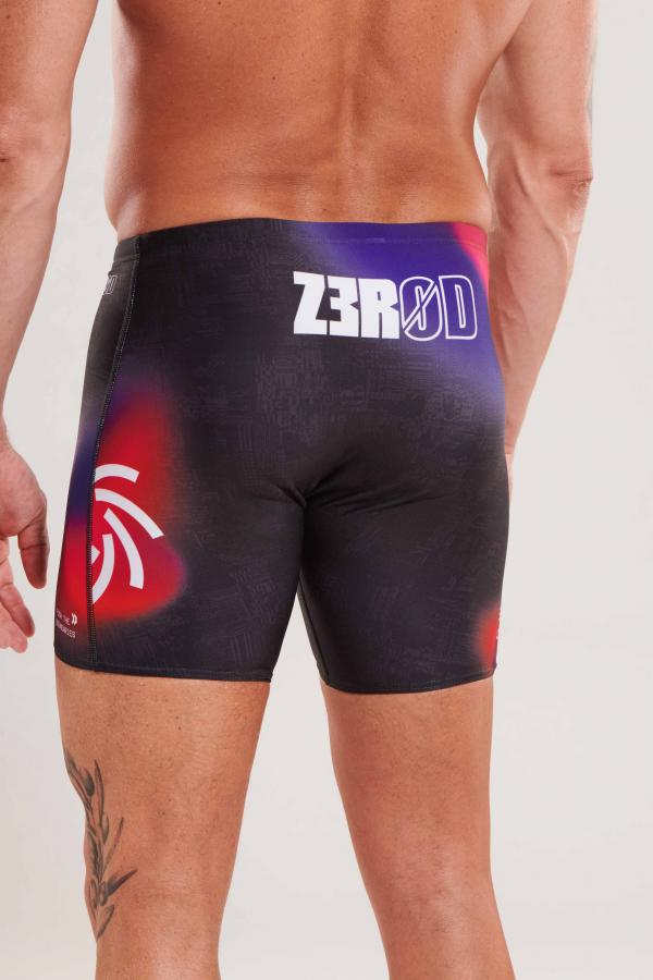 Boxer natation noir Vortex Nebula homme | Z3R0D