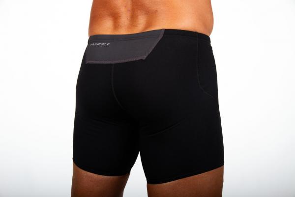 Boxer natation noir et gris homme | Z3R0D