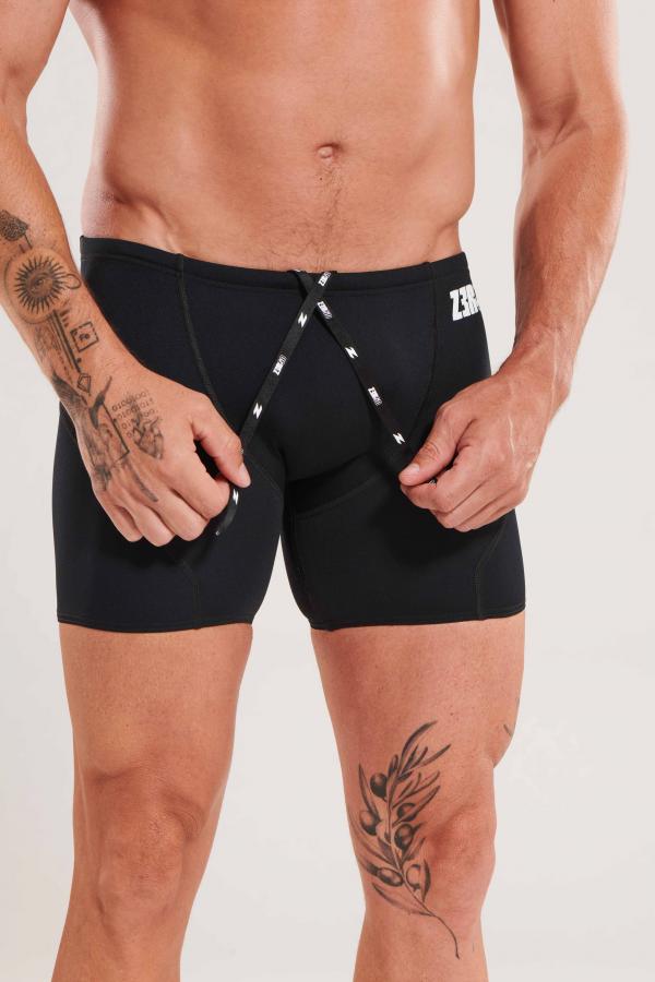 Boxer natation noir et gris homme | Z3R0D
