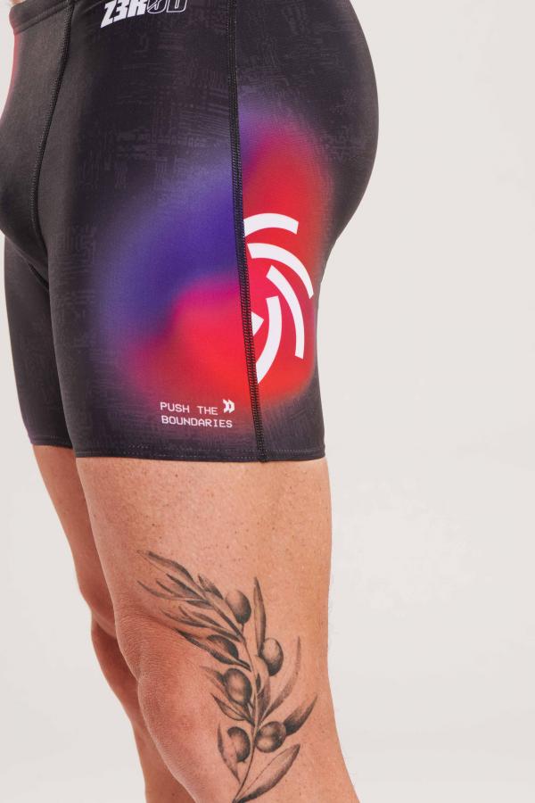 Boxer natation noir Vortex Nebula homme | Z3R0D
