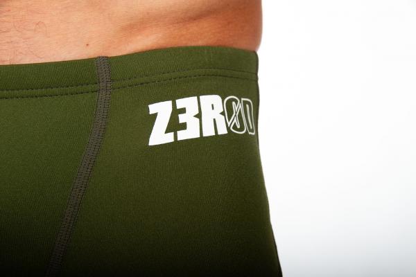 Boxer natation kaki et gris homme | Z3R0D