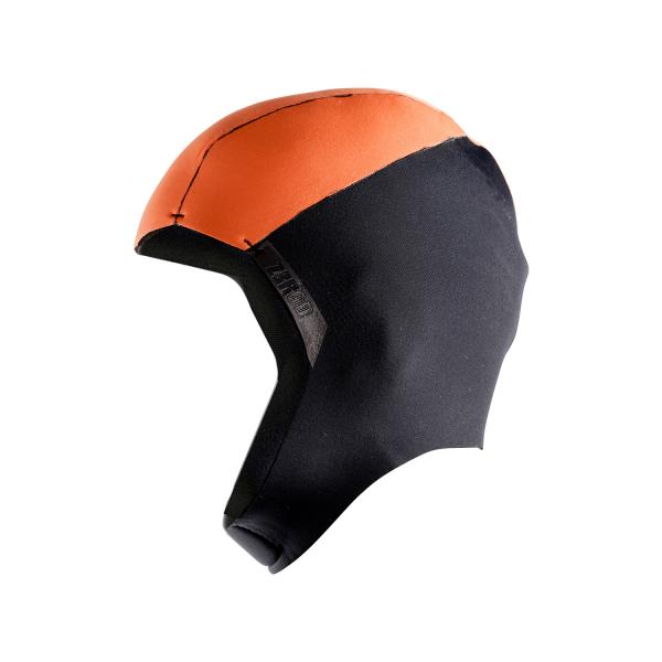 Z3R0D - Orange triathlon adjustable neoprene hood