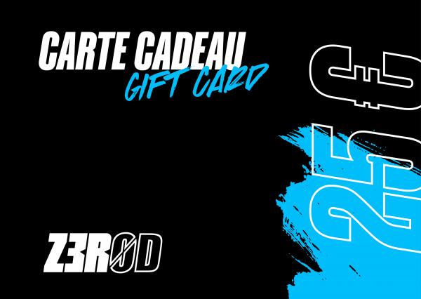Z3R0D gift card - offer triathlon gear and accessories!