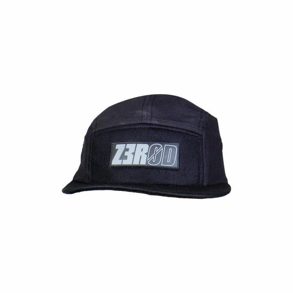 Z3R0D 5 panel cap - black series