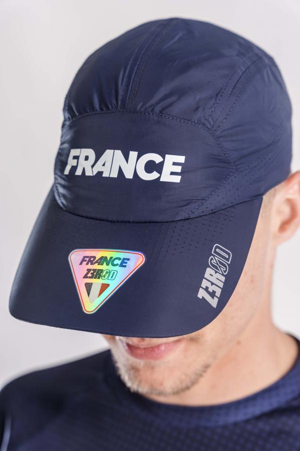 Casquette running course à pied mixte collection France Z3R0D 