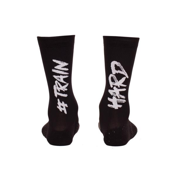 Z3R0D - Chaussettes de triathlon #racehard #trainhard vendues par 3 