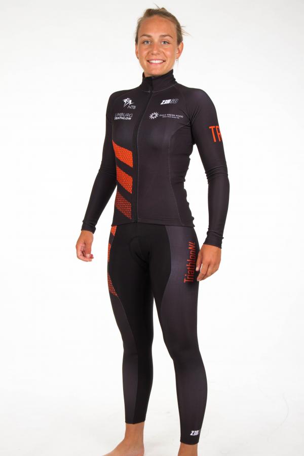 Dutch cycling woman bib tights | Z3R0D cycling gear for the Netherlands