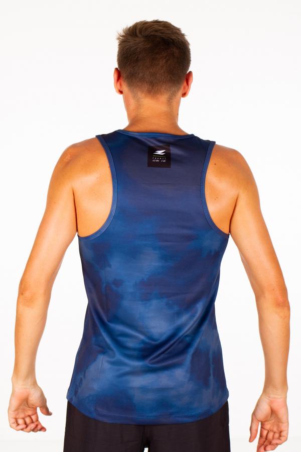 Lime Thunderstorm Man Running Singlet | Z3R0D 