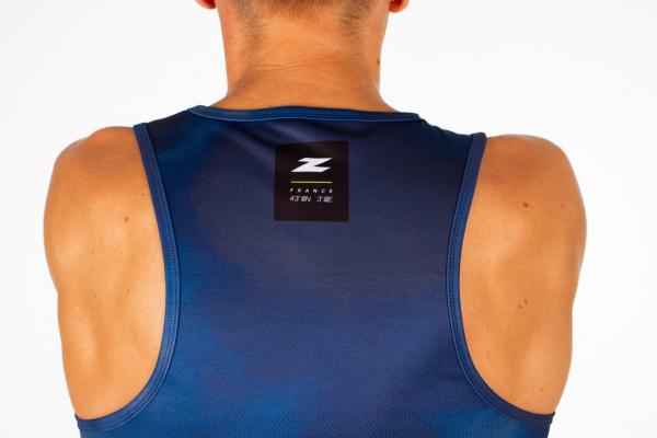 Lime Thunderstorm Man Running Singlet | Z3R0D 