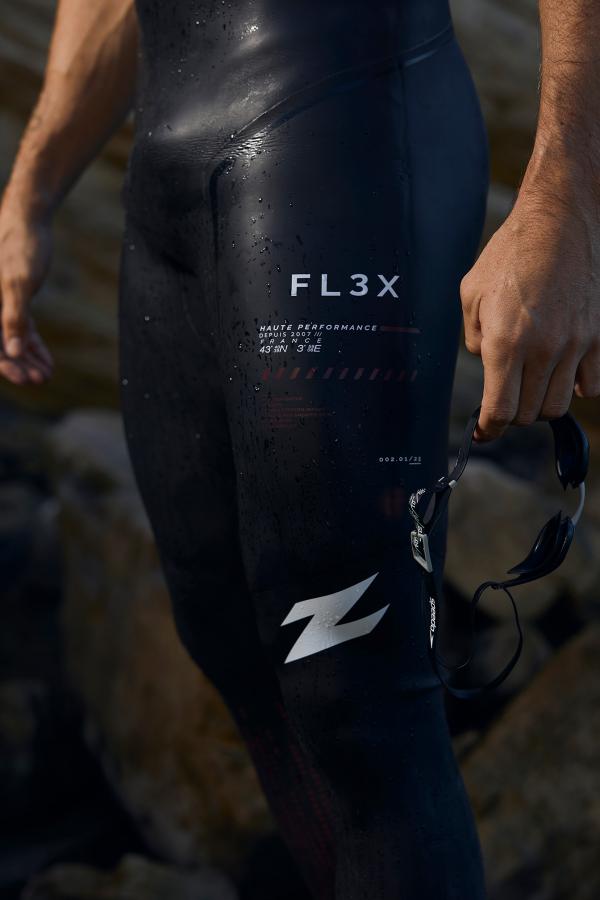 Triathlon neoprene Flex sleeveless wetsuit for men | Z3R0D