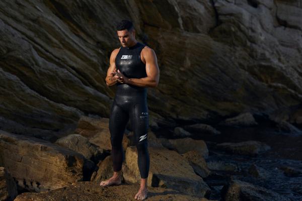 Triathlon neoprene Flex sleeveless wetsuit for men | Z3R0D