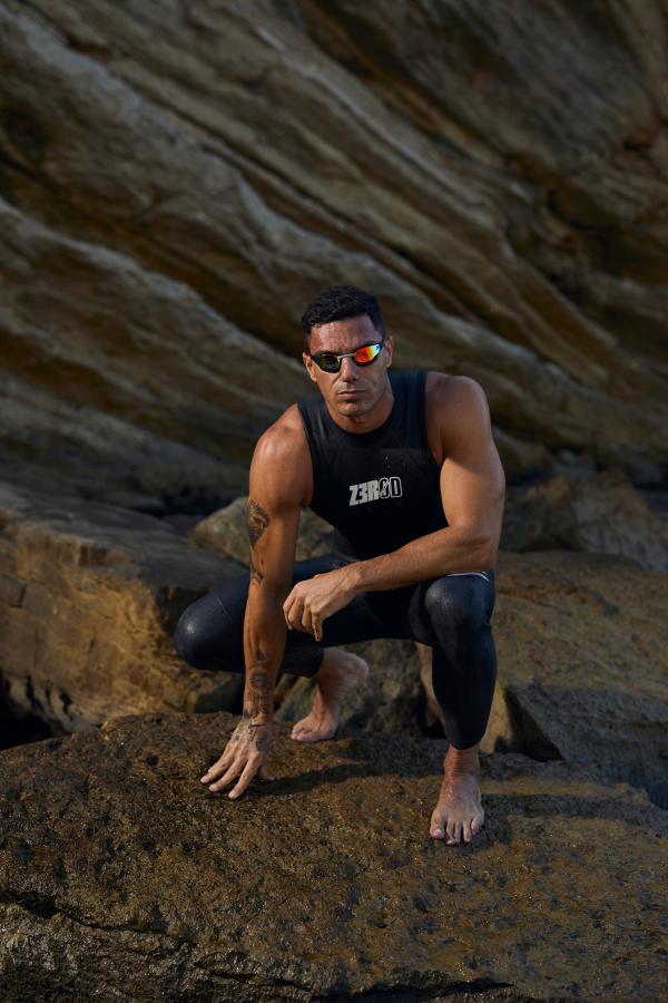 Triathlon neoprene Flex sleeveless wetsuit for men | Z3R0D