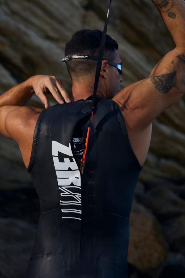 Triathlon neoprene Flex sleeveless wetsuit for men | Z3R0D